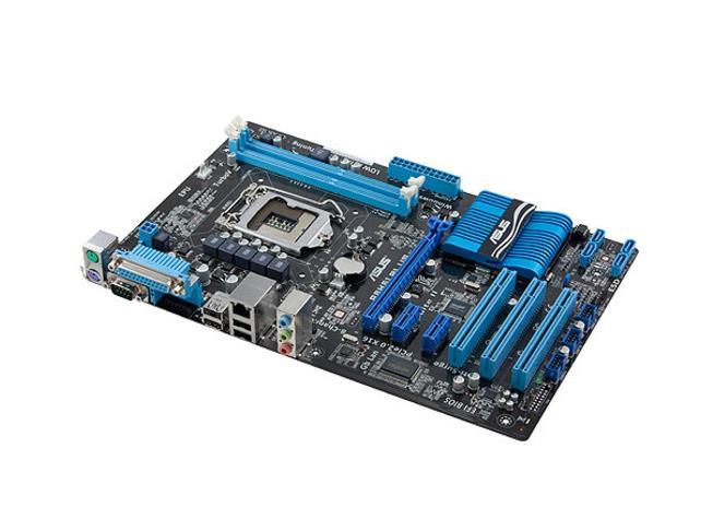 P8H61 PLUS ASUS Socket LGA 1155 Intel H61 Chipset Intel 2nd Generation Core i7 / i5 / i3 Processors Support DDR3 2x DIMM 4x SATA 3.0Gb/s ATX Motherboard (Refurbished)

