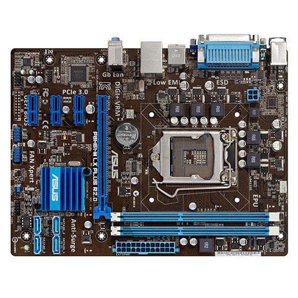 P8H61 PLUS R2.0 ASUS P861 PLUS R2.0 Socket LGA 1155 Intel H61 Chipset 3rd/2nd Generation Core i7 / i5 / i3 / Pentium / Celeron Processors Support DDR3 2x DIMM 4x SATA 3.0Gb/s ATX Motherboard (Refurbished)
