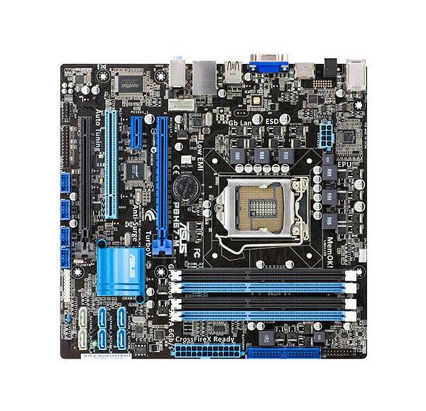 P8H67MR30 ASUS P8H67-M Socket LGA 1155 Intel H67 Chipset Core i7 / i5 / i3 Processors Support DDR3 4x DIMM 2x SATA 6.0Gb/s uATX Motherboard (Refurbished)
