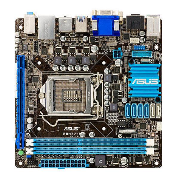 P8H77-I ASUS Socket LGA 1155 Intel H77 Chipset 3rd/2nd Generation Core i7 / i5 / i3 / Pentium / Celeron Processors Support DDR3 2x DIMM 4x SATA 3.0Gb/s Mini-ITX Motherboard (Refurbished)