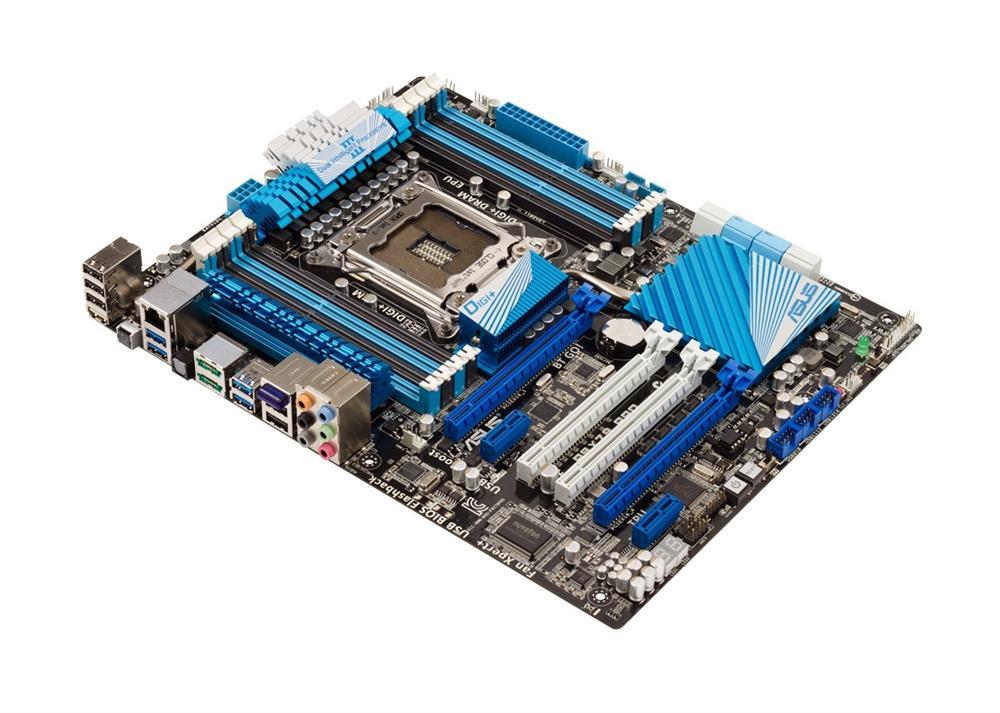 P9X79-A1 ASUS P9X79 Socket LGA 2011 Intel X79 Chipset 2nd Generation Core i7 Processors Support DDR3 8x DIMM 2x SATA 6.0Gb/s ATX Motherboard (Refurbished)
