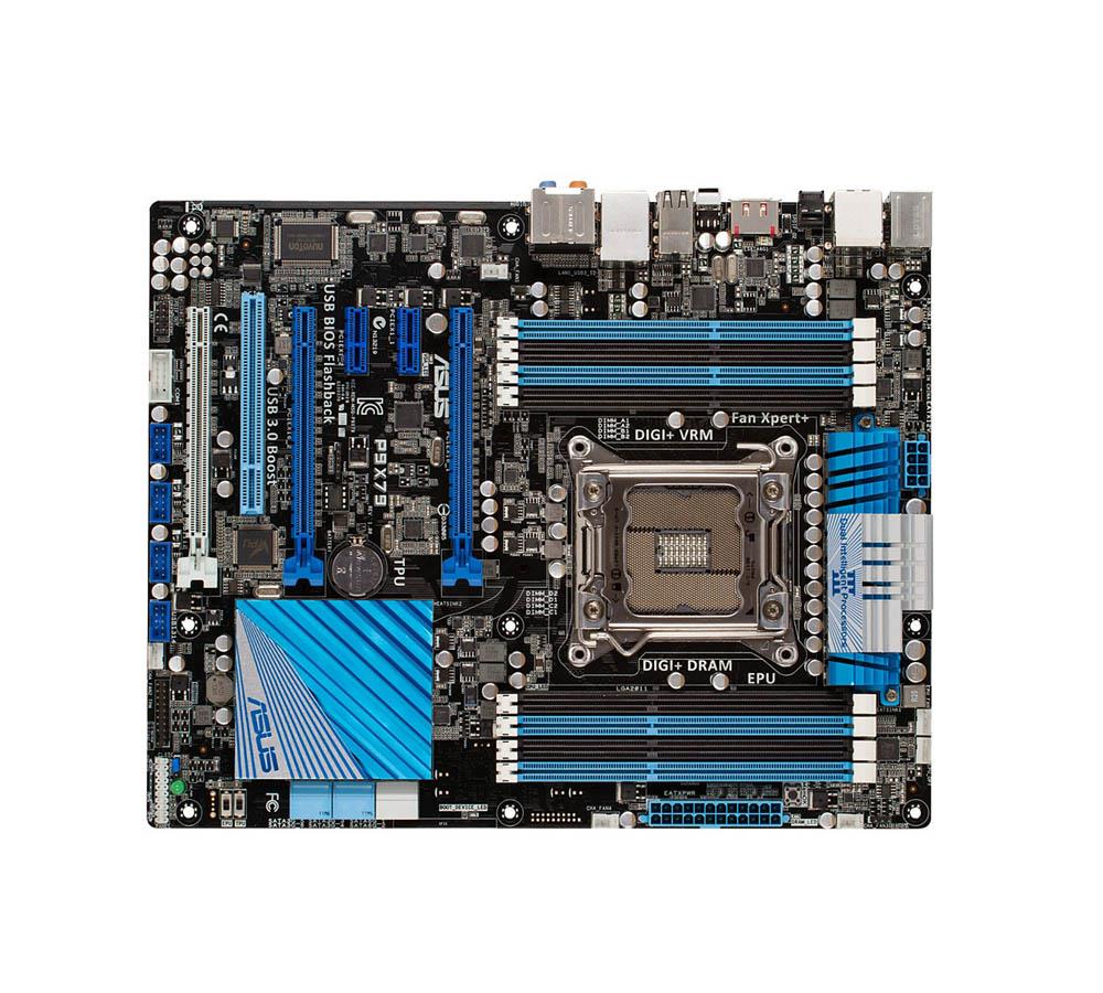 P9X79-DDO ASUS P9X79 Socket LGA 2011 Intel X79 Chipset 2nd Generation Core i7 Processors Support DDR3 8x DIMM 2x SATA 6.0Gb/s ATX Motherboard (Refurbished)