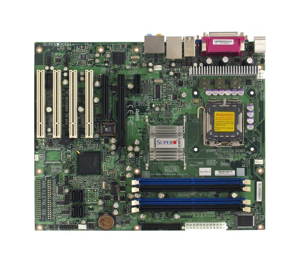 PDSBA SuperMicro Socket LGA775 Intel G965 Chipset Core 2 Quad/Duo / Pentium 4/ Pentium D/ Celeron D Processors Support DDR2 4x DIMM 4x SATA 3.0Gb/s ATX Server Motherboard (Refurbished)