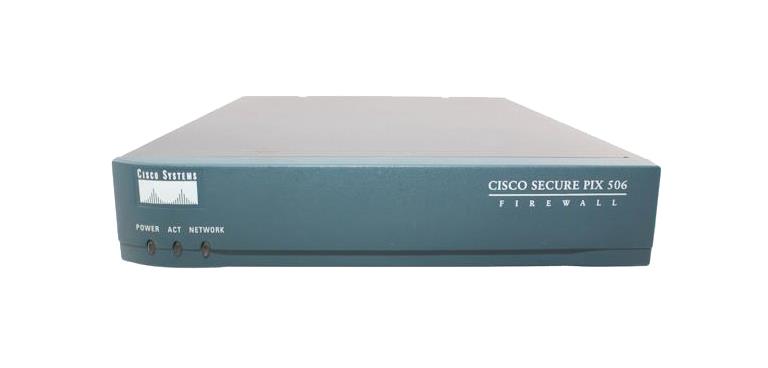 PIX-506E-BUN-K9= Cisco Firewall PIX 506E 3DES/AES Bundle Chassis Software 10/100Mbps 2 Fast Ethernet Ports (Refurbished)