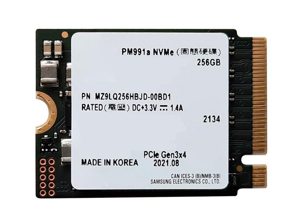 PM991A Samsung 256GB PCI Express 3.0 x4 NVMe M.2 2230 Solid State Drive (SSD)