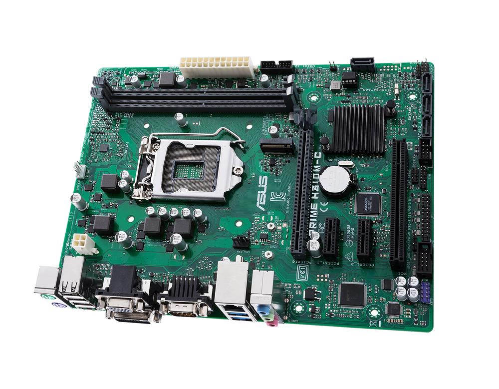 PRIME H310M-C/CSM ASUS Socket LGA 1151 Intel H310 Chipset 8th Generation Core i7 / i5 / i3 / Pentium / Celeron Processors Support DDR4 2x DIMM 4x SATA 6.0Gb/s Micro-ATX Motherboard (Refurbished)