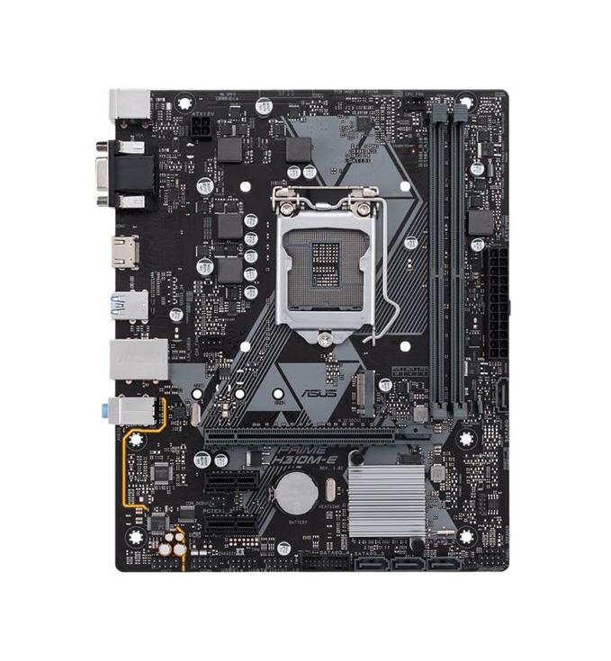 PRIME H310M-E/CSM ASUS Socket LGA 1151 Intel H310 Chipset 8th Generation Core i7 / i5 / i3 / Pentium / Celeron Processors Support DDR4 2x DIMM 4x SATA 6.0Gb/s Micro-ATX Motherboard (Refurbished)