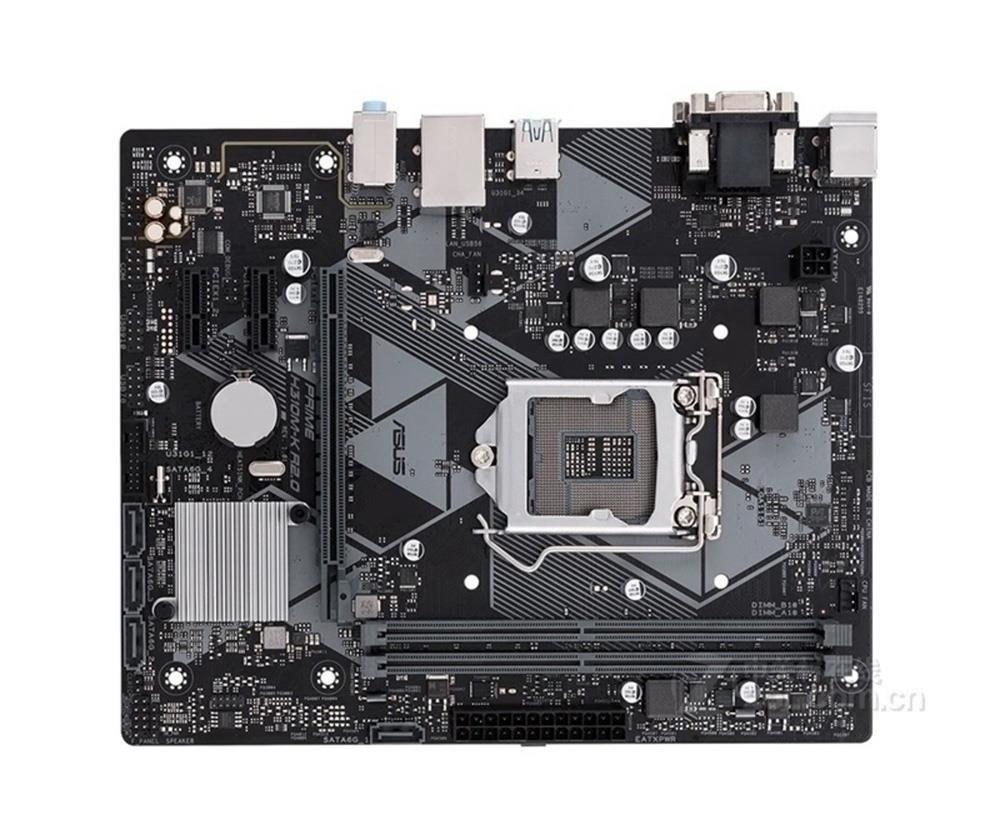 PRIME H310M-K R2.0 ASUS Socket LGA 1151 Intel H310 Chipset 8th Generation Core i7 / i5 / i3 / Pentium / Celeron Processors Support DDR4 2x DIMM 4x SATA 6.0Gb/s Micro-ATX Motherboard (Refurbished)