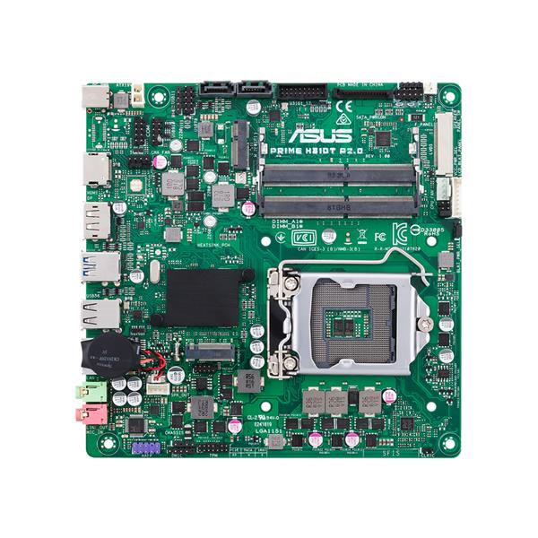 PRIME H310T R2.0/CSM ASUS Socket LGA 1151 Intel H310 Chipset 8th Generation Core i7 / i5 / i3 / Pentium / Celeron Processors Support DDR4 2x SO-DIMM 2x SATA 6.0Gb/s Thin Mini ITX Motherboard (Refurbished)