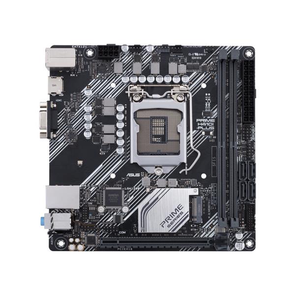 PRIME H410I-PLUS ASUS Socket LGA 1200 Intel H410 Chipset 10th Generation Intel Core/ Pentium/ Gold/ Celeron Processors Support DDR4 2x DIMM 4x SATA 6.0Gb/s Mini-ITX Motherboard (Refurbished)