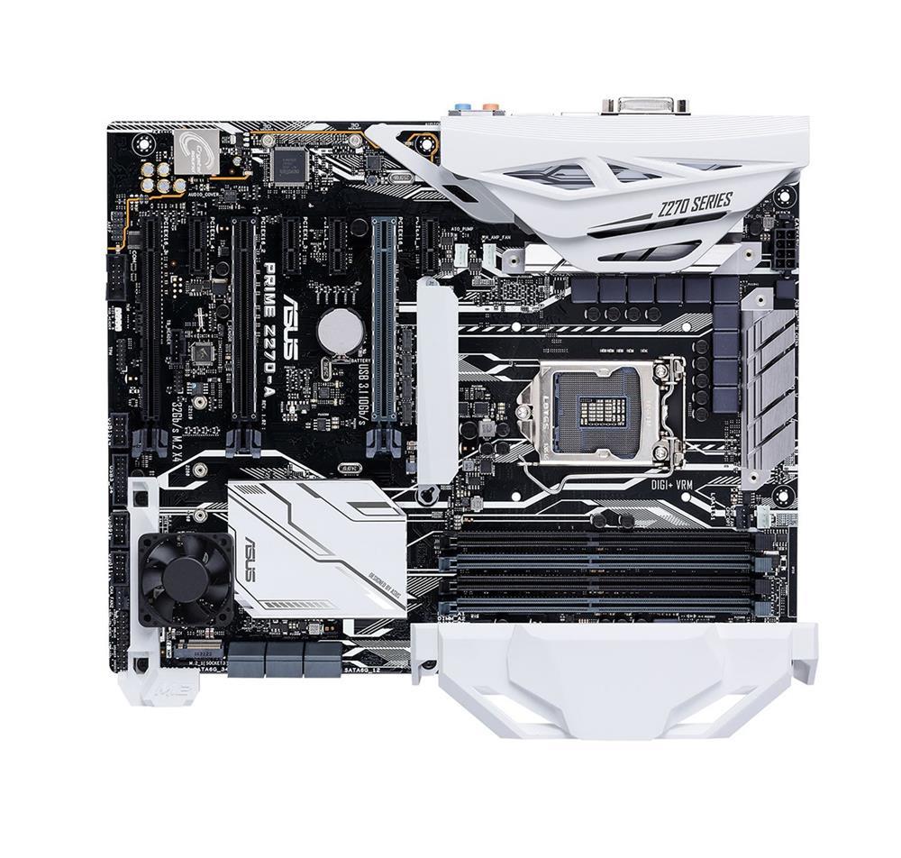 PRIME Z270-AR ASUS Socket LGA 1151 Intel Z270 Chipset 7th/6th Generation Core i7 / i5 / i3 / Pentium / Celeron Processors Support DDR4 4x DIMM 6x SATA 6.0Gb/s ATX Motherboard (Refurbished)