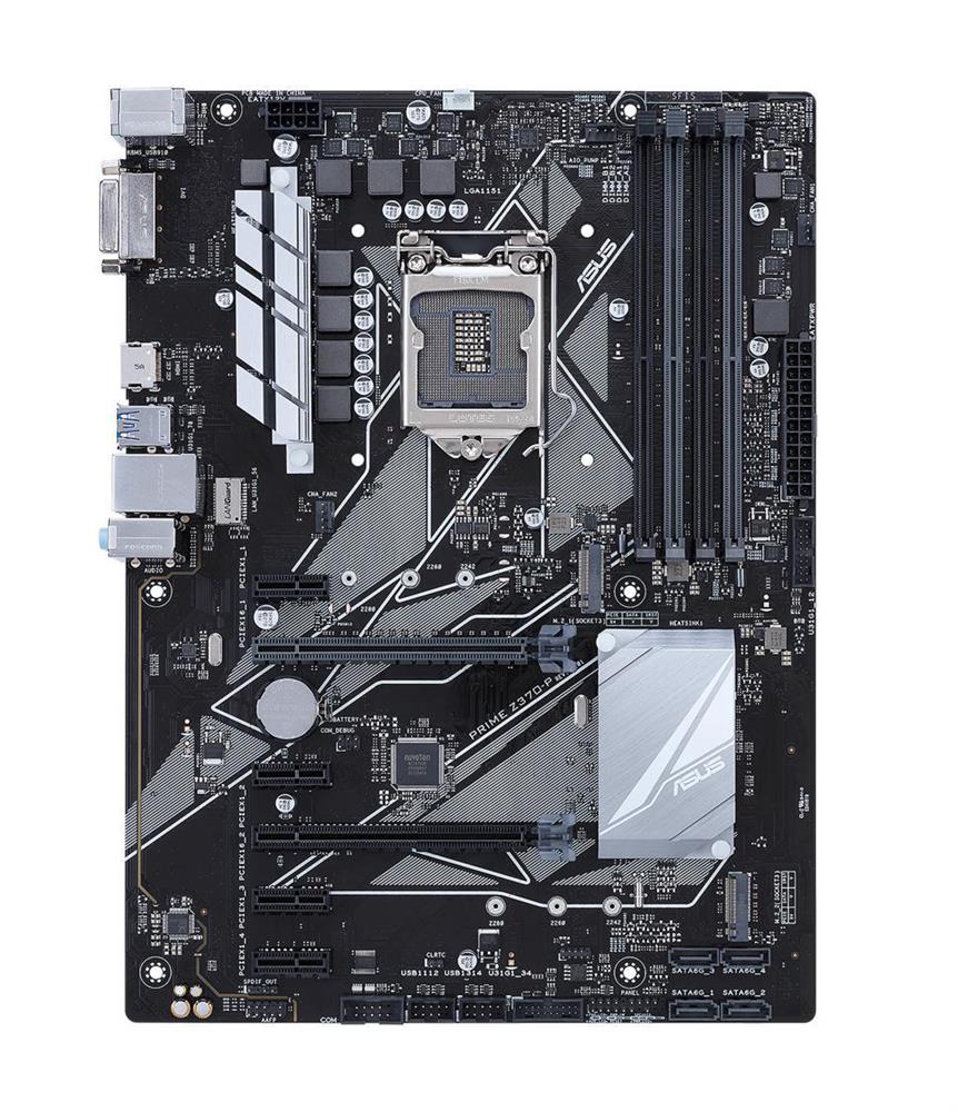 PRIME Z370-P Asus Socket LGA 1151 Intel Z370 Chipset 8th Generation Core Processors Support DDR4 4x DIMM 4x SATA 6.0Gb/s ATX Motherboard (Refurbished)