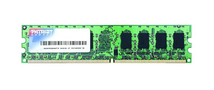PSD21G667K Patriot Signature 1GB Kit (2 X 512MB) PC2-5300 DDR2-667MHz non-ECC Unbuffered CL5 240-Pin DIMM Single Rank Memory