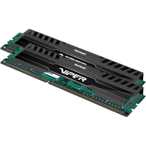 PV38G240C1K Patriot Viper 3 Series 8GB Kit (2 X 4GB) PC3-19200 DDR3-2400MHz non-ECC Unbuffered CL11 (11-13-13-31) 240-Pin DIMM Memory Black