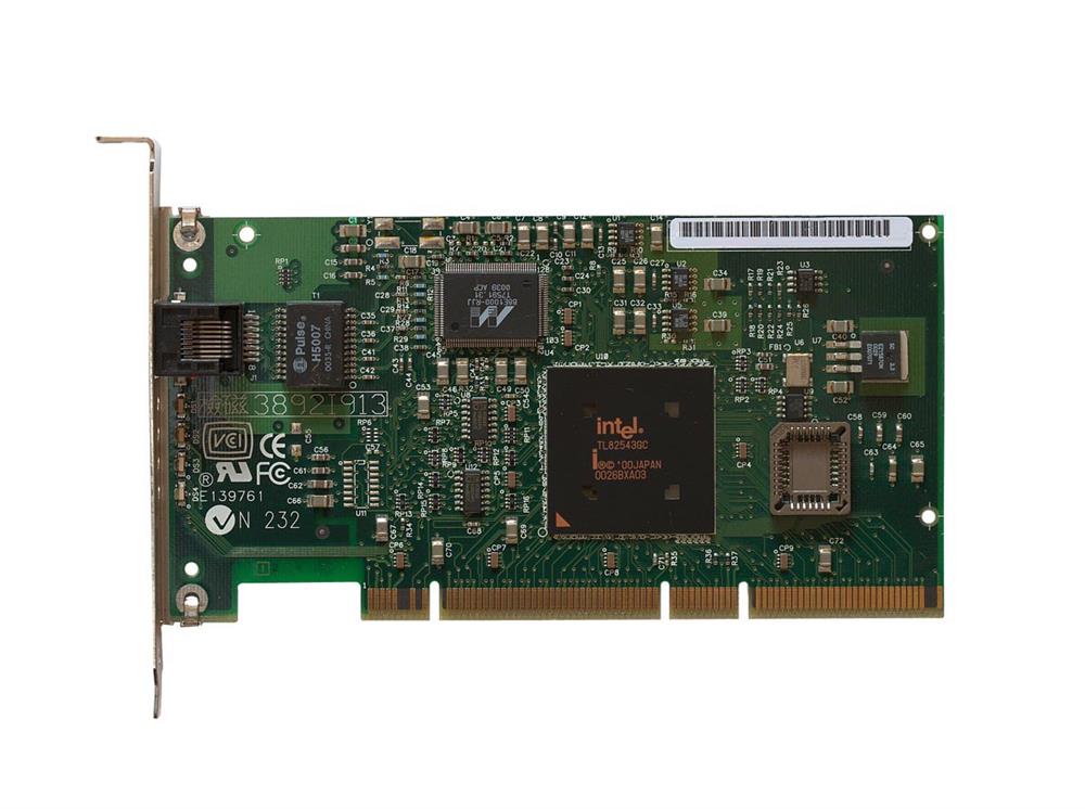 PWLA8490T Intel PRO/1000 T Single-Port RJ-45 1Gbps 10Base-T/100Base-TX/1000Base-T Gigabit Ethernet PCI Server Network Adapter