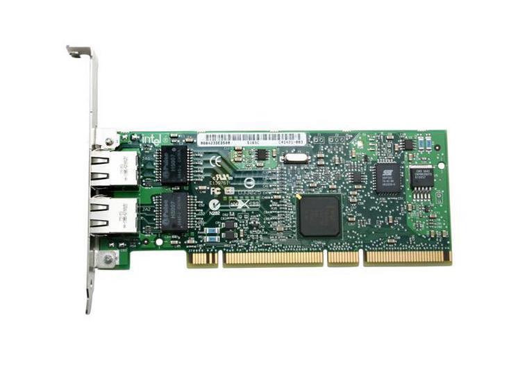 PWLA8492MT-RF Intel - IMSourcing Certified Pre-Owned PRO/1000 MT Dual Port Server Adapter - PCI-X - 2 Port(s) - 2 - Twisted Pair - Retail - 10/100/1000Base-T - Plug-in