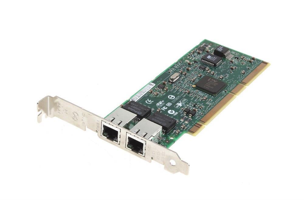 PWLA8492MTL Intel PRO/1000 MT Dual-Ports RJ-45 1Gbps 10Base-T/100Base-TX/1000Base-T Gigabit Ethernet PCI-X Low Profile Server Network Adapter