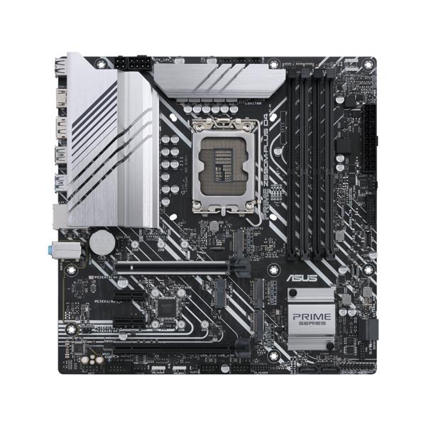 Prime Z690M-PLUS D4 ASUS Socket LGA 1700 Intel Z690 Chipset 12th Generation Core/ Pentium Gold/ Celeron Processors Support DDR4 4x DIMM 4x SATA 6.0Gb/s Micro-ATX Motherboard (Refurbished)
