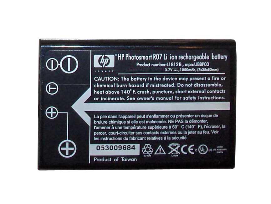 Q2232-80001 HP Photosmart R07 Lithium-ion Rechargable Battery for Photosmart R-series Digital Cameras (Refurbished)