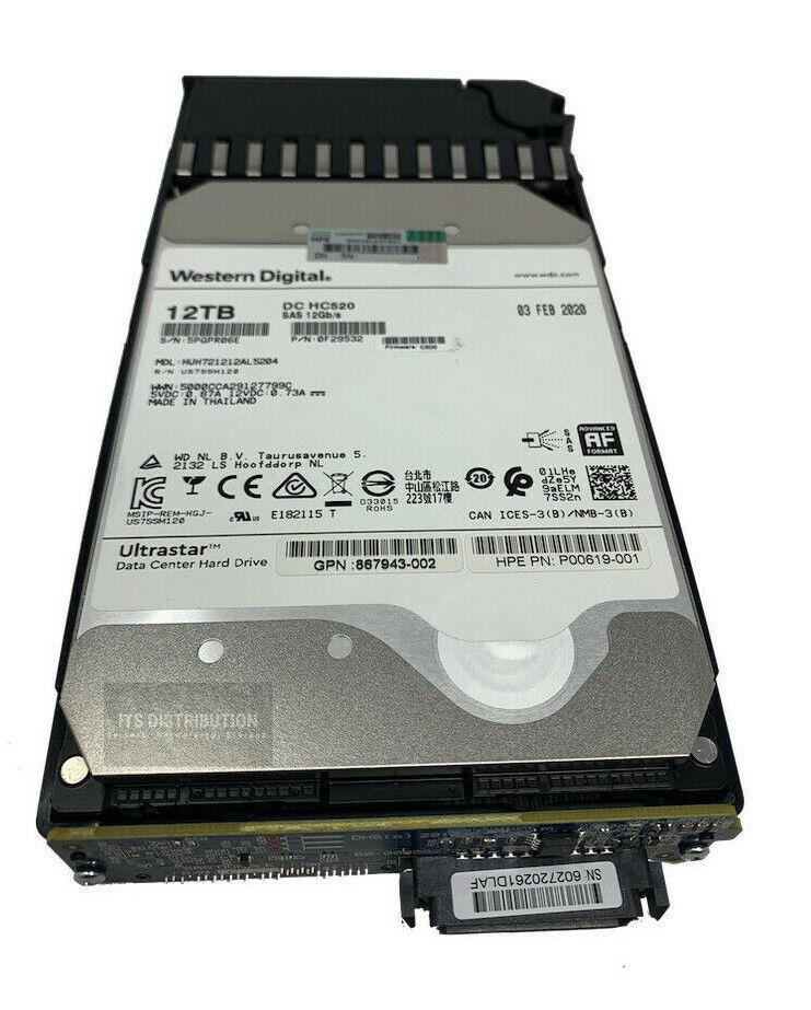 Q2R42AR#0D1 HPE MSA 12TB 7200RPM SAS 12Gbps 3.5-inch Internal Hard Drive