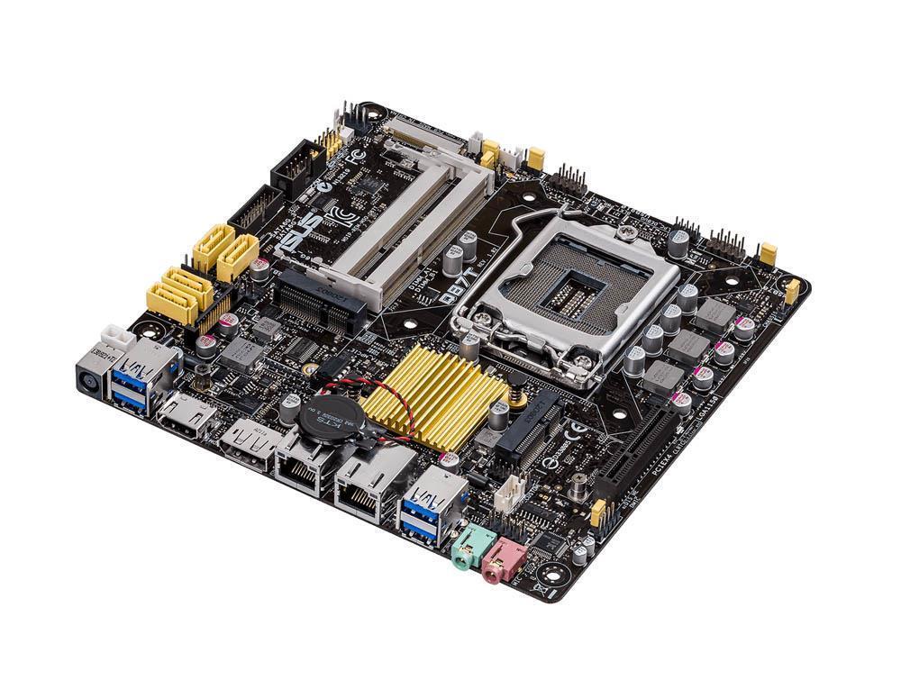 Q87TCSM ASUS Q87T/CSM Socket LGA 1150 Intel Q87 Chipset 4th Generation Core i7 / i5 / i3 / Pentium / Celeron Processors Support DDR3 2x DIMM 4x SATA 6.0Gb/s Thin Mini-ITX Motherboard (Refurbished)