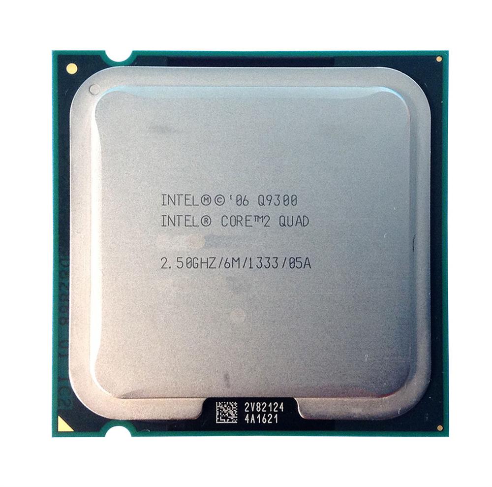Q9300 Intel Core 2 Quad 2.50GHz 1333MHz FSB 6MB L2 Cache Processor