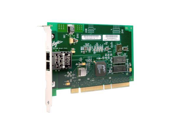 QLA2200F/33 QLogic Dual-Ports SC Connector 1.06Gbps 64-bit / 33MHz PCI Host Bus Adapter