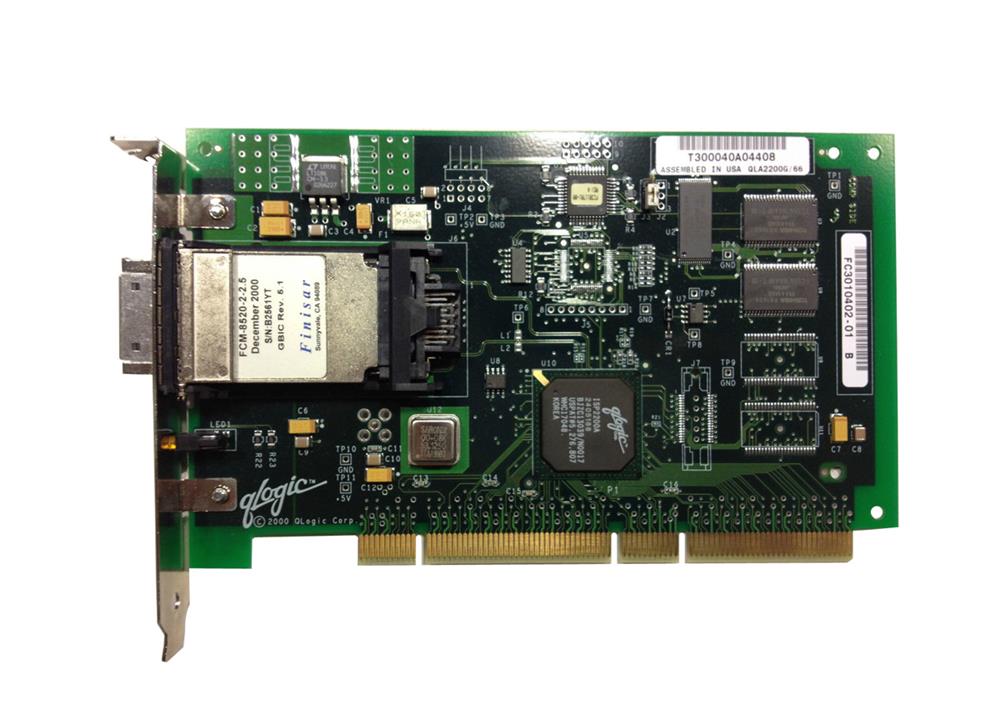 QLA2200G/66 QLogic 1Gbps Fiber Channel PCI 64 Host Bus Network Adapter