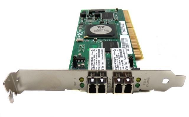 QLA2342-E Qlogic QLA2342 Dual-Ports LC 2Gbps Fibre Channel PCI-X Host Bus Network Adapter