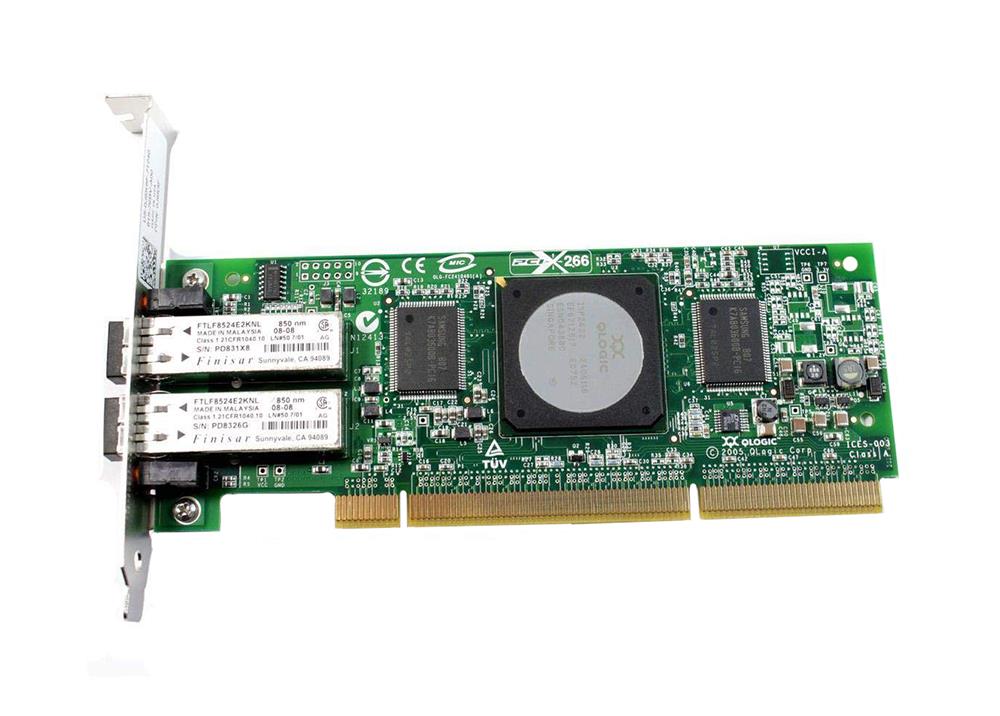 QLA2462-HDS-SP QLogic SANblade Dual-Ports LC 4Gbps Fibre Channel PCI-X Host Bus Network Adapter