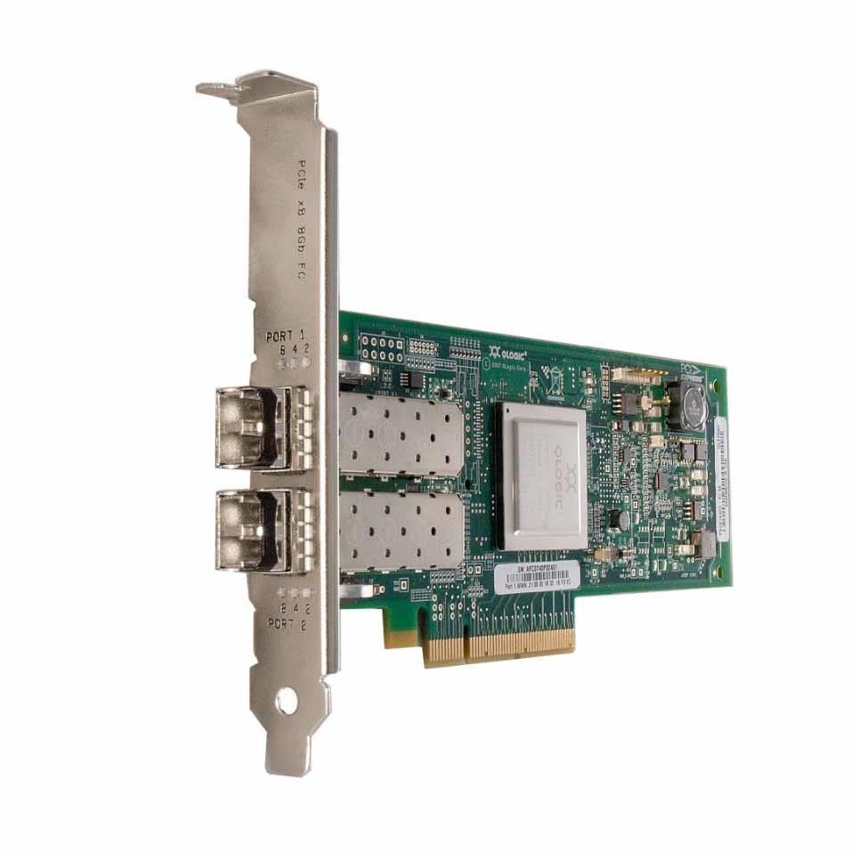 QLE2562-CK-06 QLogic Dual-Ports LC 8Gbps Fiber Channel PCI Express 2.0 x8 Host Bus Network Adapter