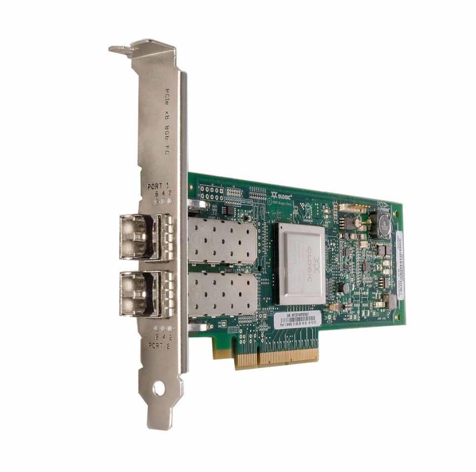 QLE2562-CK-LP QLogic Dual-Ports LC 8Gbps Fibre Channel PCI Express 2.0 x8 Host Bus Network Adapter