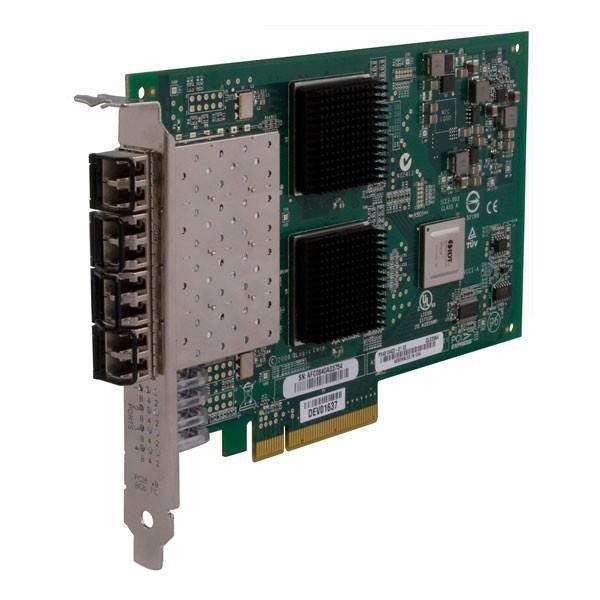 QLE2564-CK-A1 QLogic Quad-Ports LC 8Gbps 8GBase-T Ethernet Fibre Channel PCI Express 2.0 x8 Host Bus Network Adapter