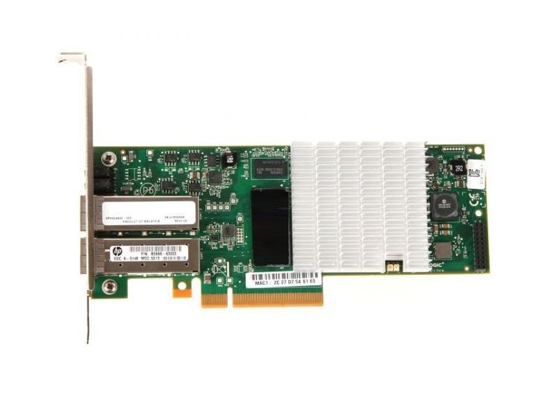 QLE3242SR QLogic Dual-Ports SFP+ 10Gbps 10 Gigabit Ethernet PCI Express 2.0 x8 Network Adapter