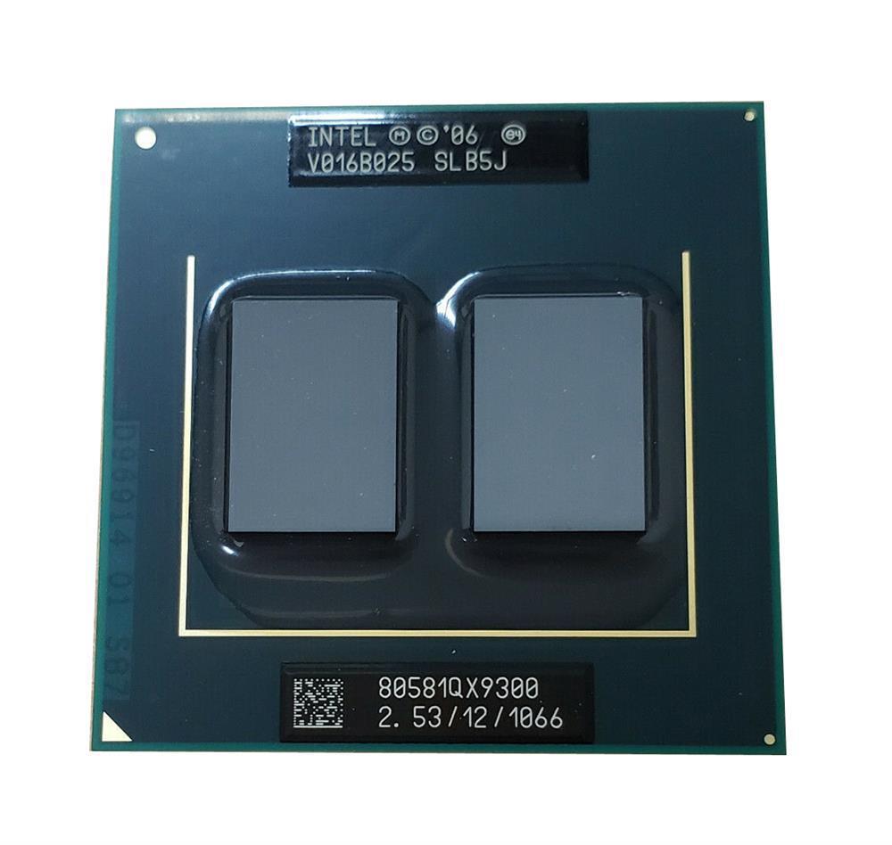 QX9300 Intel Core 2 Extreme Quad Core 2.53GHz 1066MHz FSB 12MB L2 Cache Mobile Processor