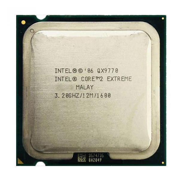 QX9770 Intel Core 2 Extreme Quad-Core 3.20GHz 1600MHz FSB 12MB L2 Cache Processor