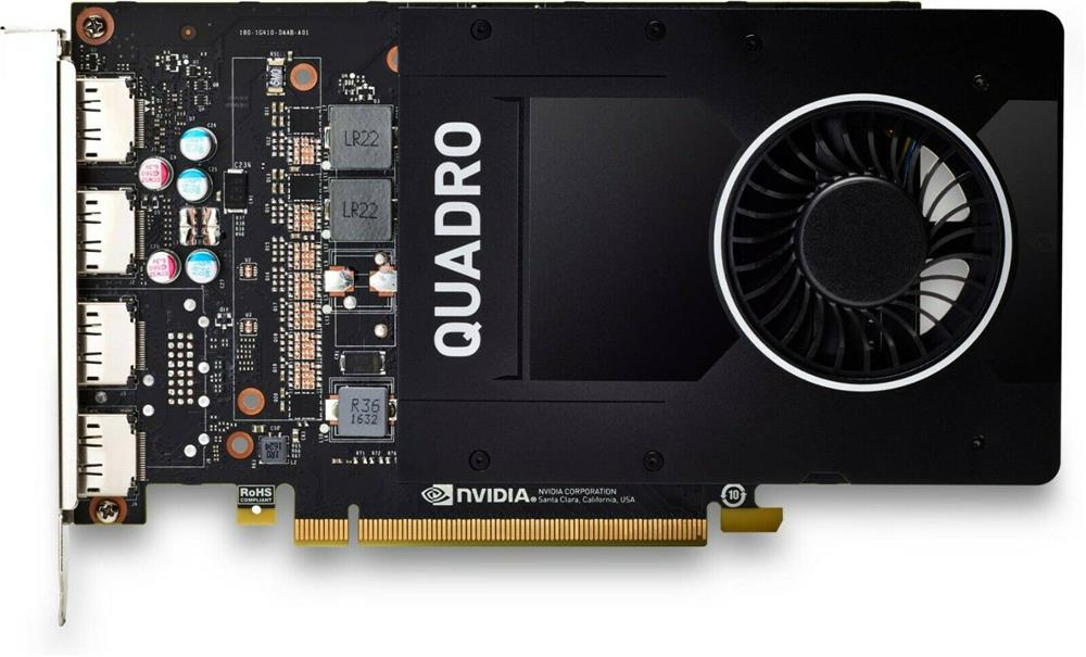 R2U55C HPE Nvidia Quadro P2200 5GB GDDRX GPU Module Video Graphics Card