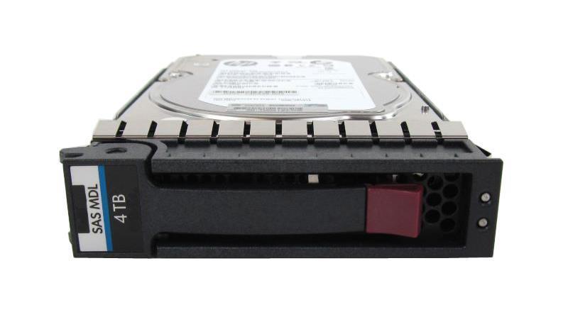 R3T23A HPE 4TB 7200RPM SAS 12Gbps 3.5-inch Internal Hard Drive with Smart Carrier (4-Pack)