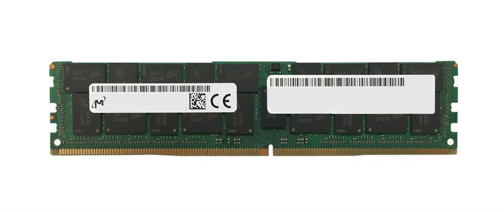 R432RD64DA Micron 64GB PC4-25600 DDR4-3200MHz Registered ECC CL22 288-Pin DIMM 1.2V Dual Rank Memory Module