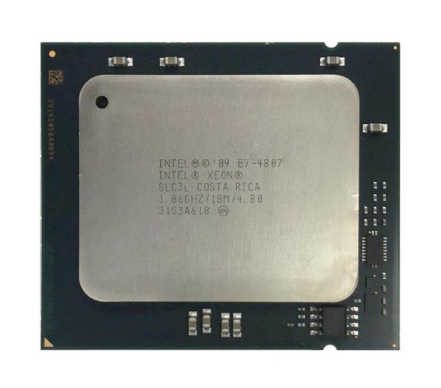 R810E7-4807 Dell 1.86GHz 4.80GT/s QPI 18MB L3 Cache Socket LGA1567 Intel Xeon E7-4807 6-Core Processor Upgrade