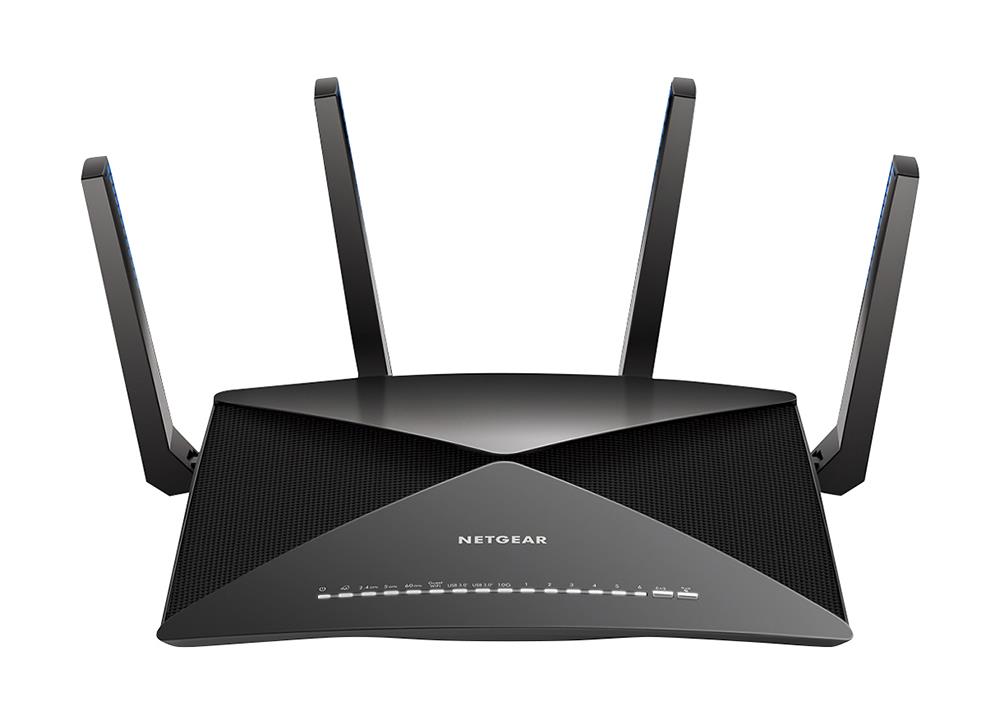 R9000-100NAS NetGear Nighthawk X10 GigE WiGig 802.11a/b/g/n/ac 802.11ad (WiGig) Multi-Band Wireless Router with 6-Ports Switch (Refurbished)