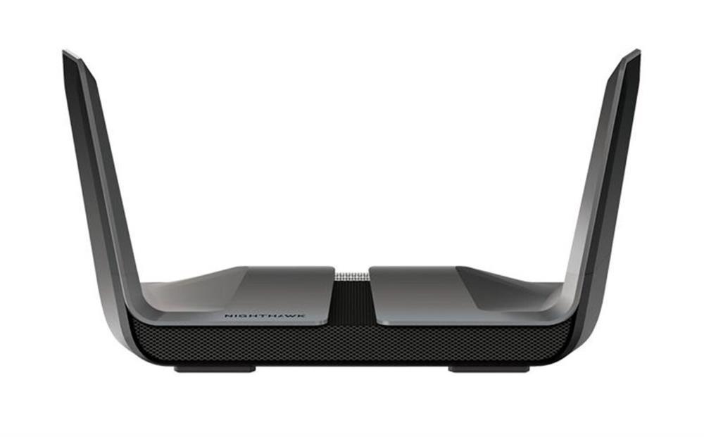 RAX70-100NAS Netgear Nighthawk AX8 RAX70 Wi-Fi 6 IEEE 802.11ax Ethernet Wireless Router - 2.40 GHz ISM Band - 5 GHz UNII Band - 6 x Antenna(6 x Internal) - 825 MB/s Wireless Speed - 4 x Network Port - 1 x (Refurbished)