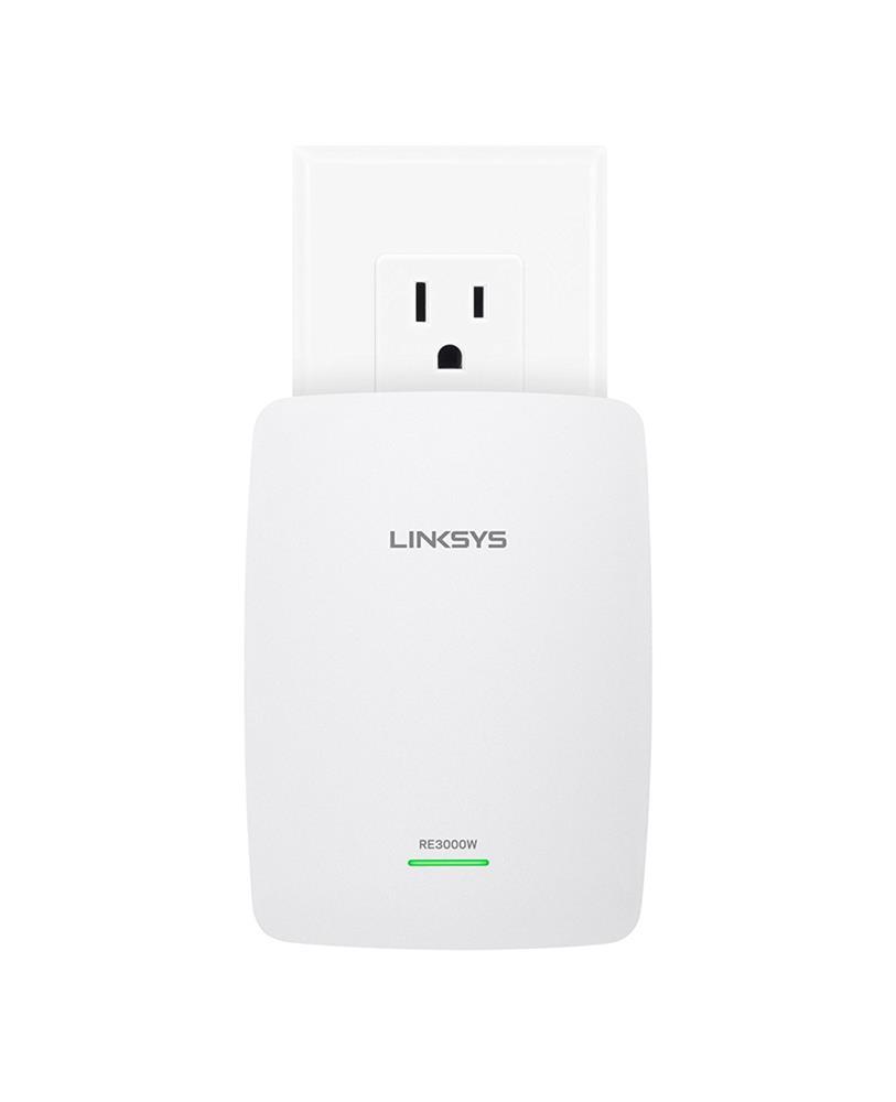 RE3000W Linksys N300 WiFi Wireless Single Band Range Extender Booster Repeater (Refurbished)