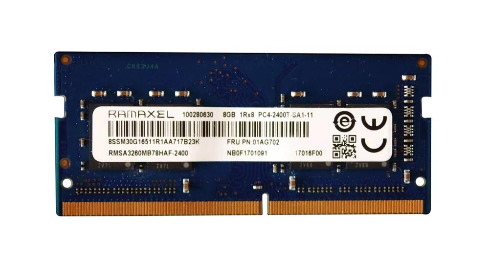 1X8GB RMSA3260MB78HAF-2400 RAMAXEL 8GB 1RX8 PC4-2400T-S SODIMM Memory Module
