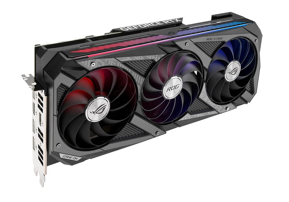 ROG-STRIX-RTX3060TI-O8G-V2-GAMING ASUS Nvidia GeForce RTX 3060 Ti 8GB GDDR6 256-Bit 2x HDMI / 3x DisplayPort PCI-Express 4.0 Video Graphics Card