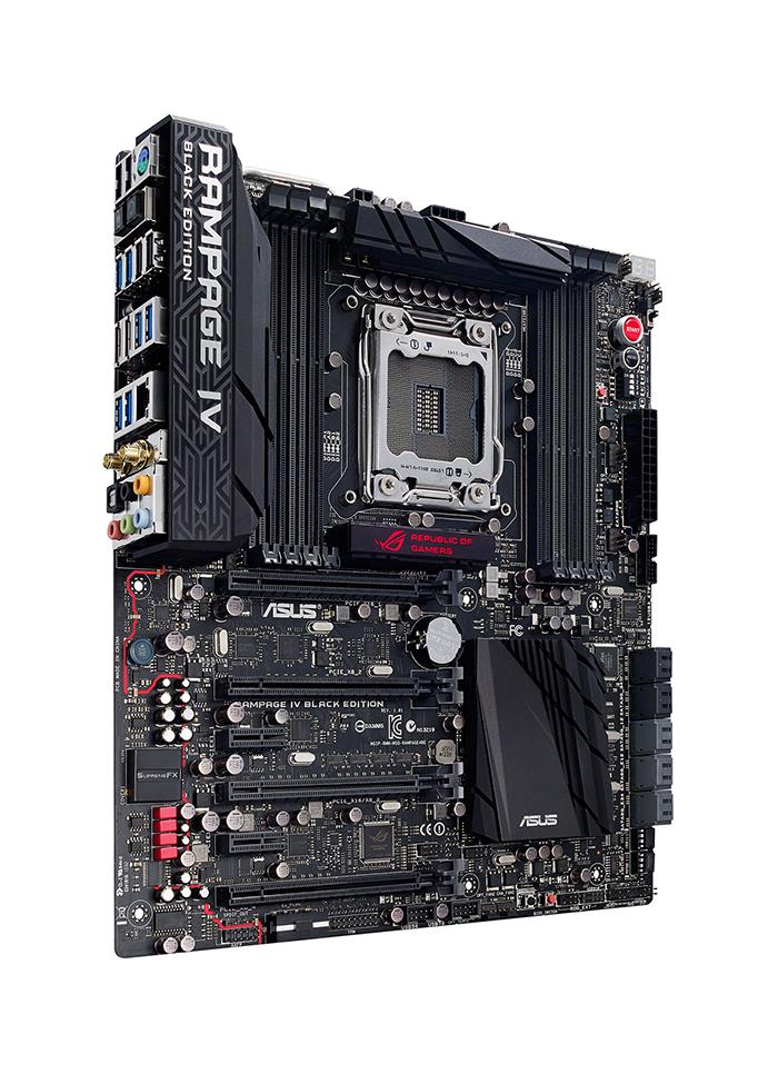 ROGRampageIVBlackEdition ASUS Socket LGA 2011 Intel X79 Chipset E-ATX Motherboard (Refurbished) ROG Rampage IV Black Edition