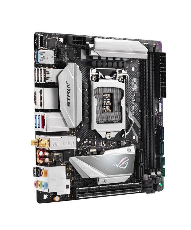 ROG STRIX Z370-I GAMING Asus Socket LGA 1151 Intel Z370 Chipset 8th Generation Core Processors Support DDR4 2x DIMM 4x SATA 6.0Gb/s Mini-ITX Motherboard (Refurbished)