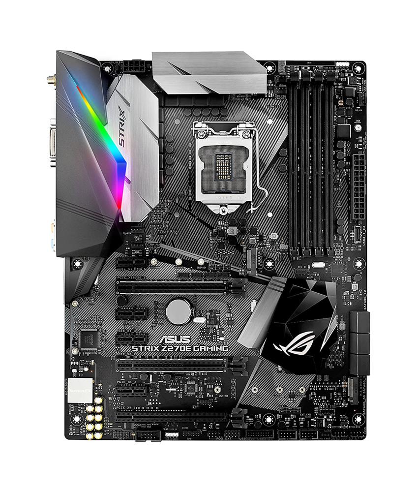 ROG Strix Z270E ASUS Socket LGA 1151 Intel Z270 Chipset 7th/6th Generation Core i7 / i5 / i3 / Pentium / Celeron Processors Support DDR4 4x DIMM 6x SATA 6.0Gb/s ATX Motherboard (Refurbished)