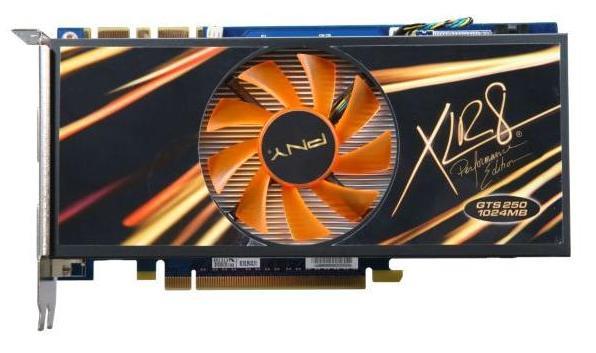 RVCGGTS2501XXB PNY GeForce GTS 250 1GB 128-Bit PCI Express 2 x16 HDCP Ready SLI Support Video Graphics Card