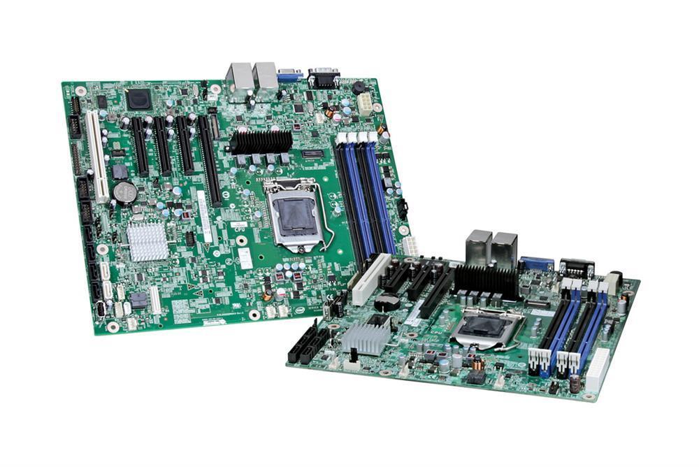 S1200BTS Intel Socket LGA 1155 Intel C202 Chipset Xeon E3-1200 Processors Support DDR3 4x DIMM 6x SATA 3.0Gb/s Micro-ATX Server Motherboard (Refurbished)
